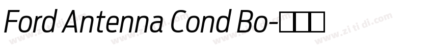 Ford Antenna Cond Bo字体转换